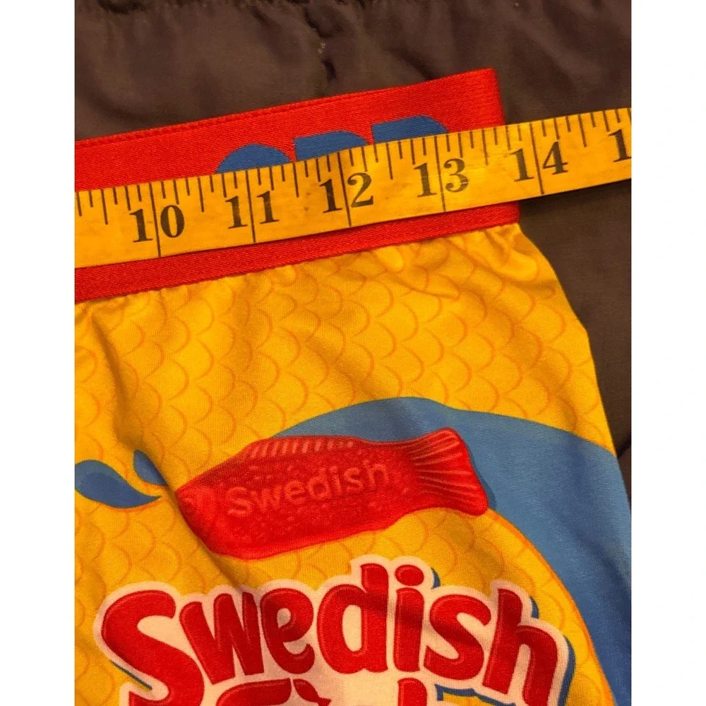 NEW ODD Men's Swedish Fish Boxer Briefs Blue Red Size M